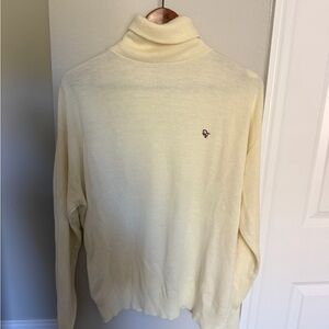Dior Soft Yellow Turtleneck Sweater
